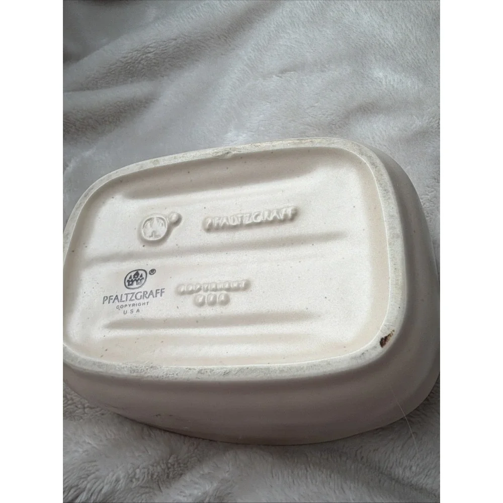 Rare Vintage Pfaltzgraff Remembrance  Soap /Scouring Pad Dish